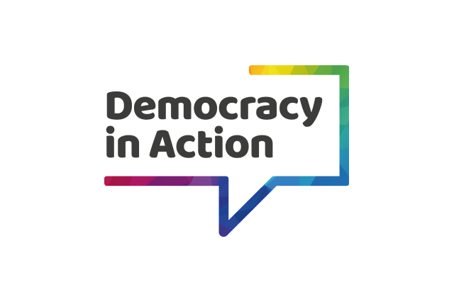 democracy in action logo design